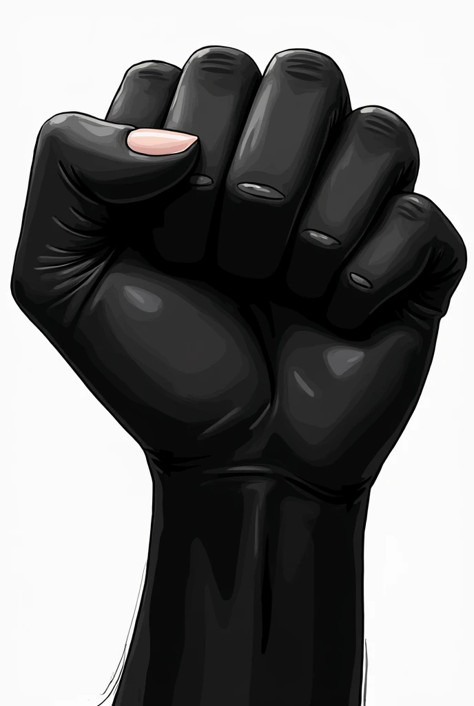 Clenched fist image symbol of black consciousness