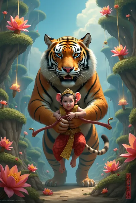  tiger arrested monkey princess 