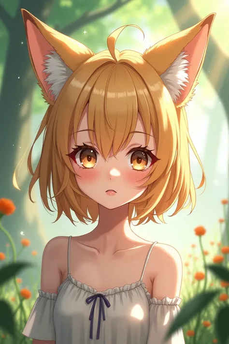  anime girl with fox ears 