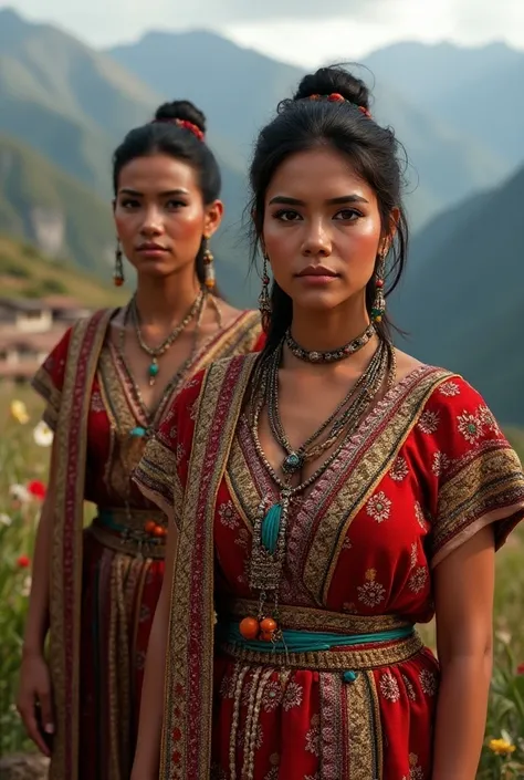 Realistic Peruvian women 