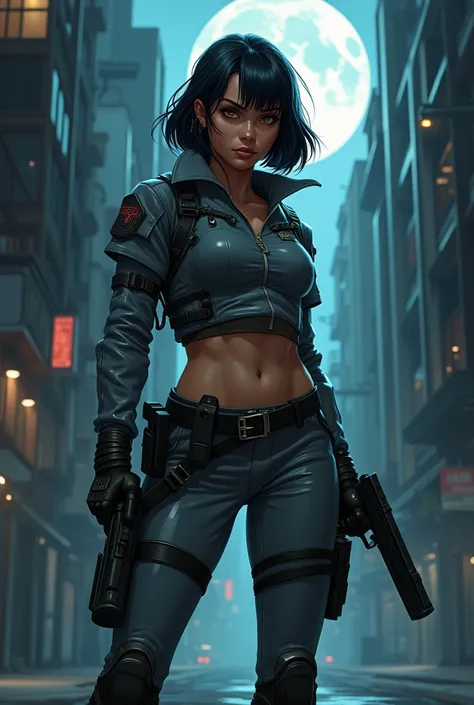 1girl, solo, masterpiece), (best quality), anime art style, anime illustration, super detailed, high dynamic range, depth of field, (colorful), The artwork is ultra-detailed, Theme is original, gritty and full of underdog elements. Shes a vigilante, Navajo...