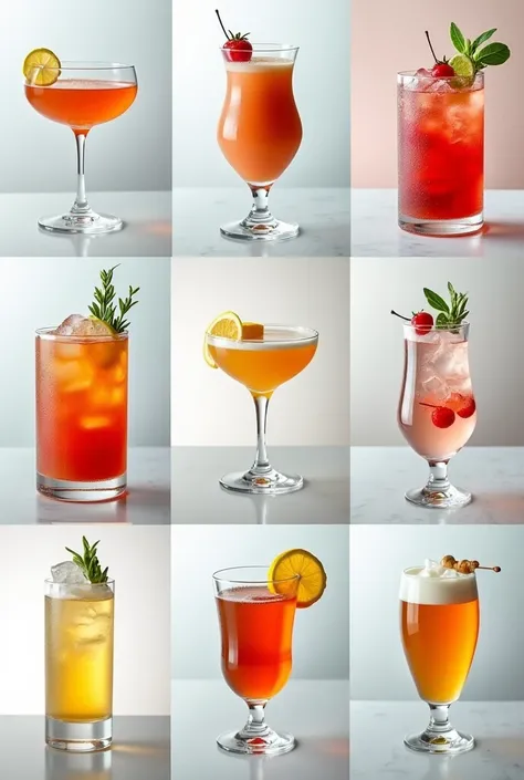 Make drinks separately, Let each one have its own image  