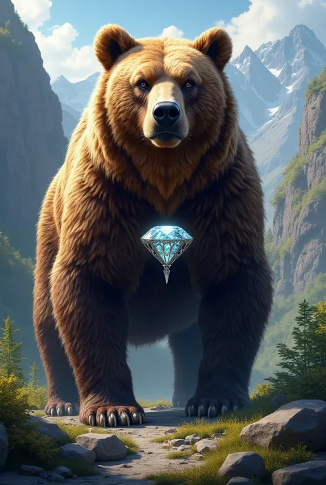 Wild Bear with Diamond 💎