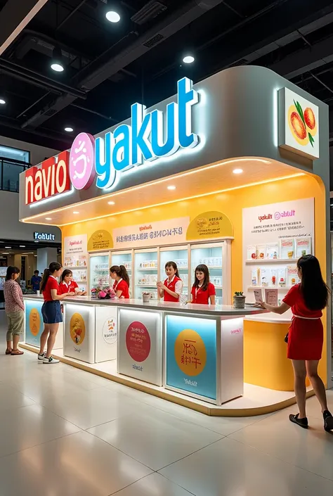 Yakult Curd Milk Booth at the Mall