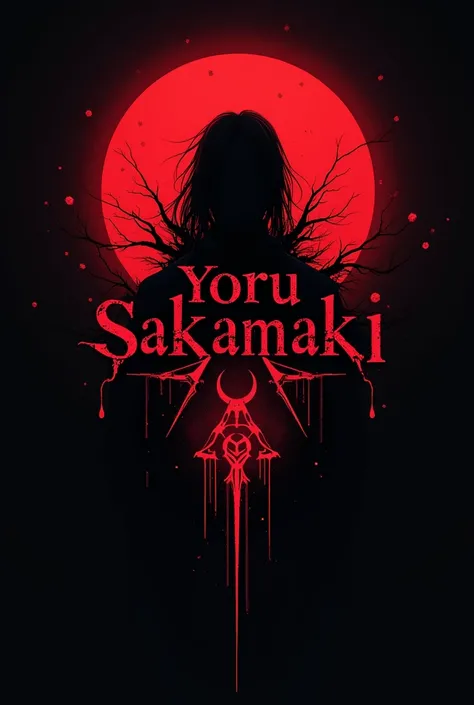  Create a logo with the name Yoru Sakamaki and the following signs or something that represents.
Vampire Night of the Bloody Moon .