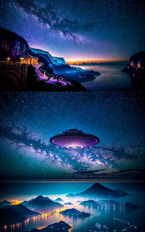 Spectacular views、 Future Cities 、god秘的、 Vivid 、 is glittering、 magic 、 Surrealism 、god々、 amazing、Little Star, beautiful view, Inspiring Scenery, Spectacular Scenery ,Breathtaking Scenery , amazing風景, Emotionally Shaking Scenery,Charming landscape,Impressi...