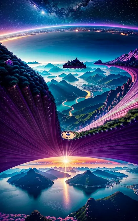 Spectacular views、 Future Cities 、god秘的、 Vivid 、 is glittering、 magic 、 Surrealism 、god々、 amazing、Little Star, beautiful view, Inspiring Scenery, Spectacular Scenery ,Breathtaking Scenery , amazing風景, Emotionally Shaking Scenery,Charming landscape,Impressi...