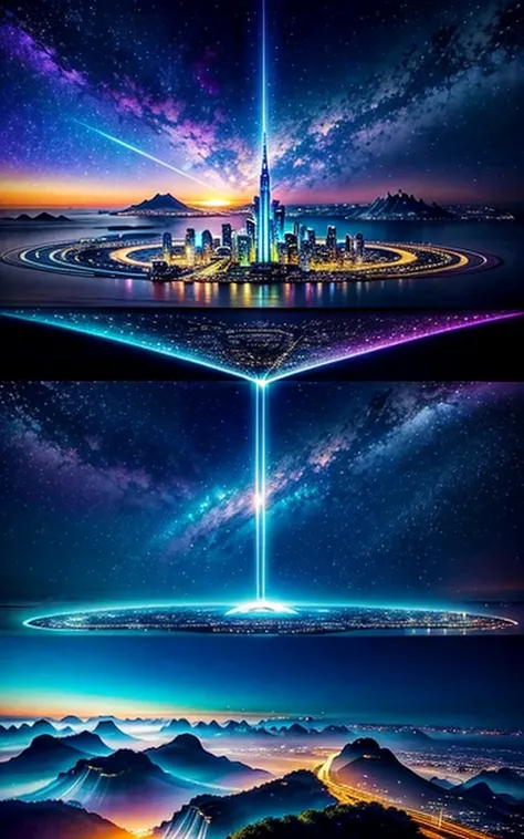 Spectacular views、 Future Cities 、god秘的、 Vivid 、 is glittering、 magic 、 Surrealism 、god々、 amazing、Little Star, beautiful view, Inspiring Scenery, Spectacular Scenery ,Breathtaking Scenery , amazing風景, Emotionally Shaking Scenery,Charming landscape,Impressi...