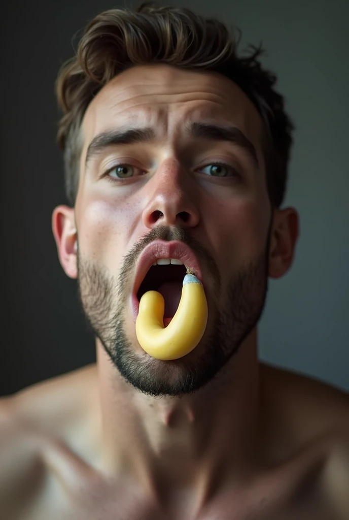 A man with a big penis in his mouth 