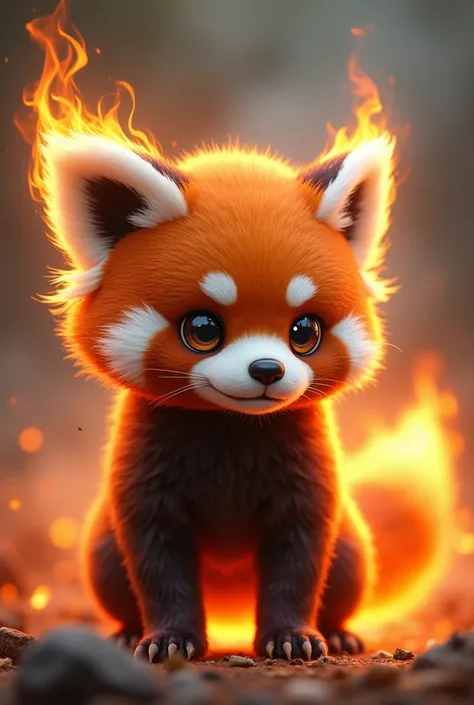 Fakemon: Red Panda + Fire 🔥