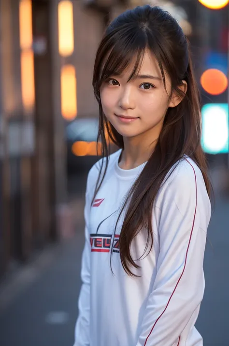 ((masterpiece)), ((photo realistic)), ((highest quality)),shiny eyes, Fair skin, puffy face, broad jawline,big beady eyes, well-proportioned Japanese girl, 15years old, (no make-up:1.2) , glowing silver light brown hair, (messy hair) , (tearful face, shy s...