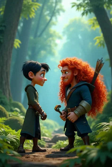 Male Mavis from Hotel Transylvania, smae animation, Male Merida from Brave same animation
