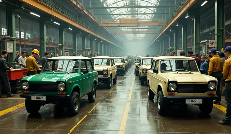 Mass production of Lada Niva