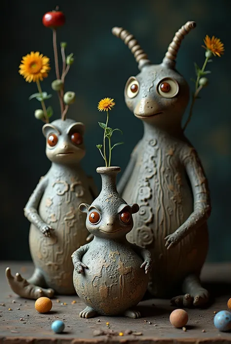 Tim Burton inspired vases 