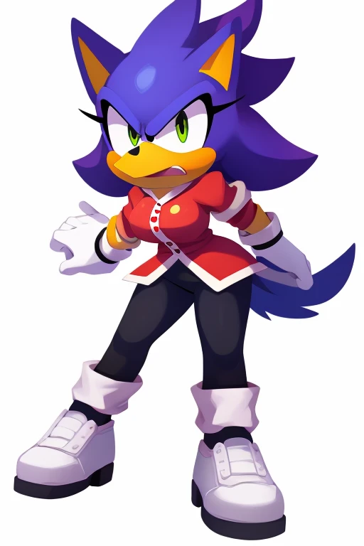 Female furry purple angry bird fluffysonic style 