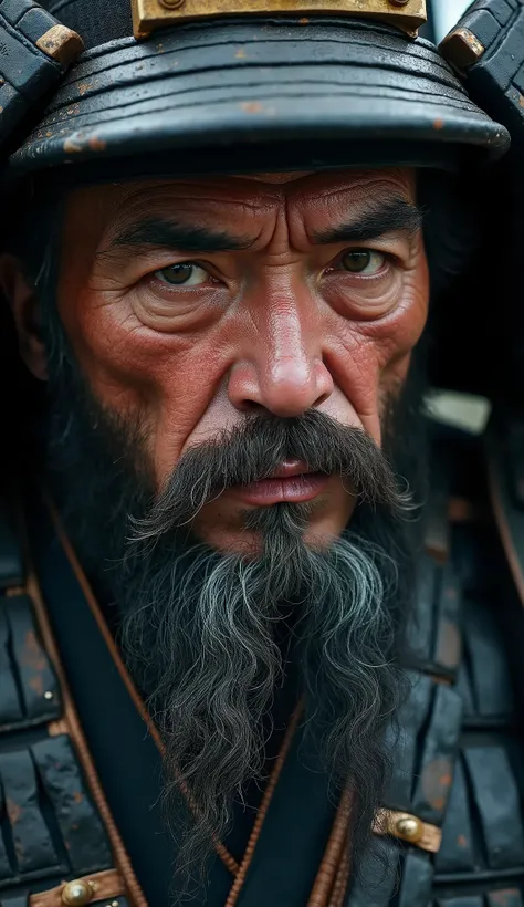 40-year-old samurais facial details  , malsoleeu, Bearded,   show all his anger on the battlefield,  True图像 .
weathered all the wind and frost　True， Strong Color Ambience and Warm Contrast ， Classy，Movie quality，dramatic，Storytelling，Sense of atmosphere，Fu...