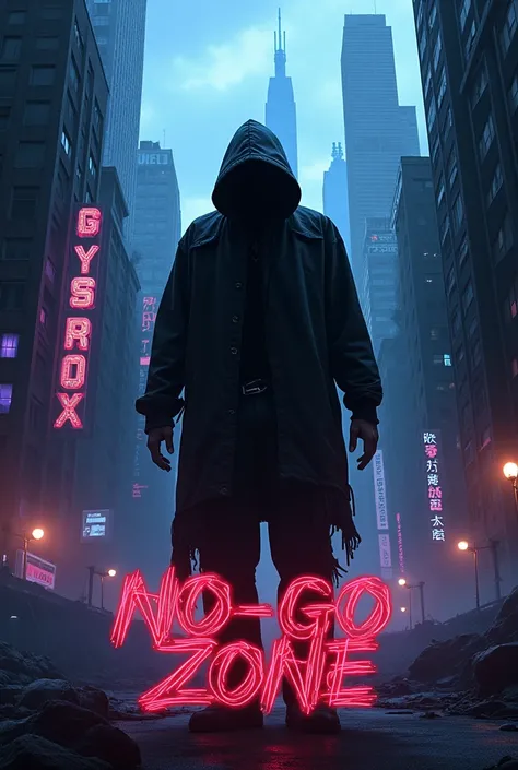 music album cover of the hip-hop, trap album, titled No-GO ZONE