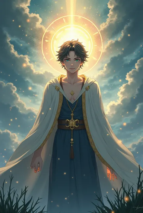 IF ARIYAMANKA 8 IS A WISE MALE WITH AN AURA OF RIGHTEOUSNESS AND LIFE FORCE, AGE 15-18(Anime images)