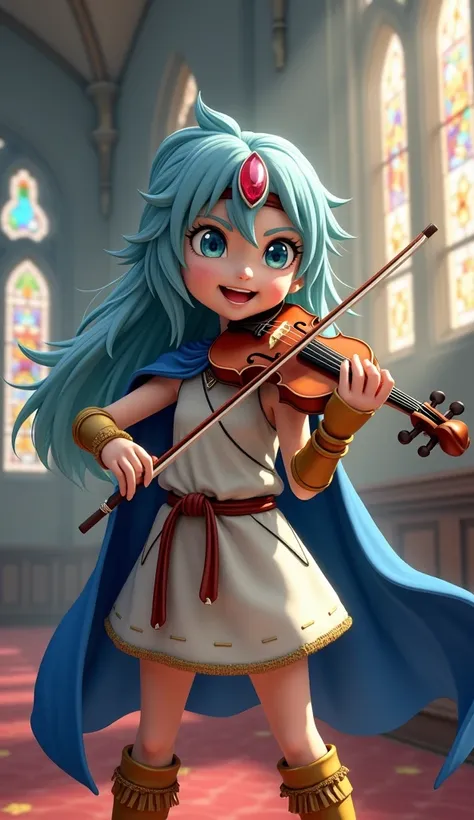 prompt:
  quality: "(Highest quality, 4K, 8K, high resolution, ultra-detailed:1.2), (realistic, photorealistic, fantasy:1.37)"
  description: "A cute female Sage from Dragon Quest 3 playing the violin"
  style: "Fantasy RPG aesthetic, ultra-detailed, majes...