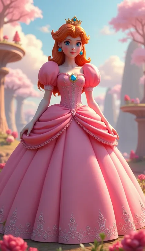  is standing, Dress like Princess Peach, Dreamland, Realistic