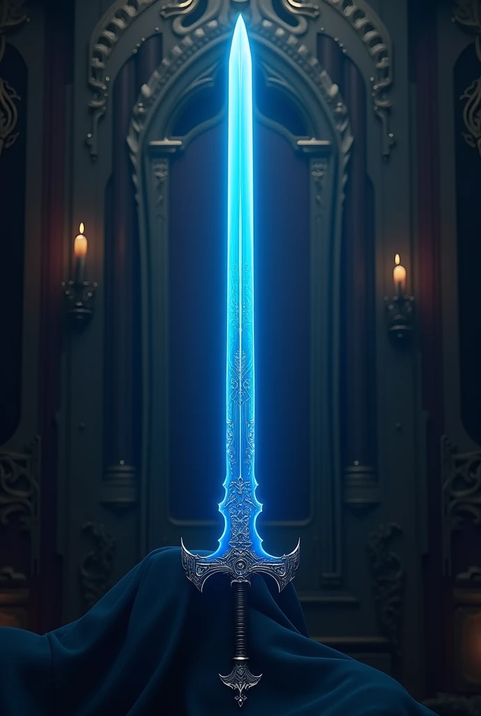 Majestic blue royal sword 