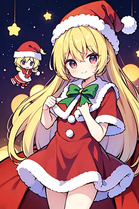 Santa Claus cosplay of characters from Touhou Project