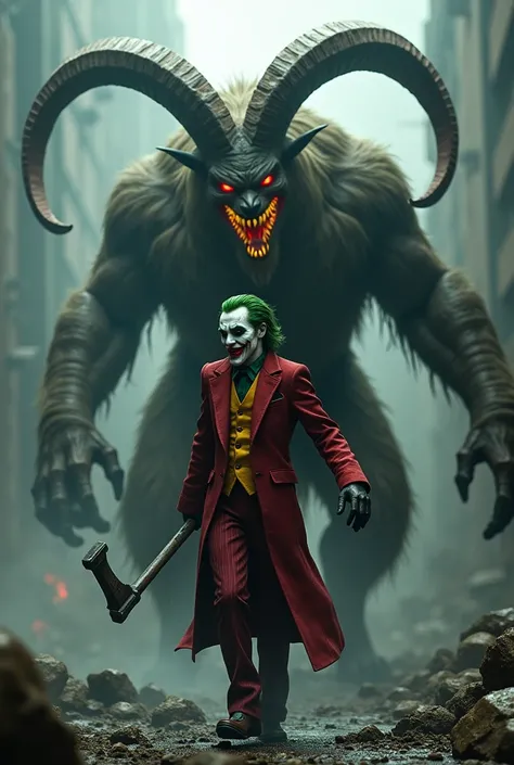 Joker vs monster goat