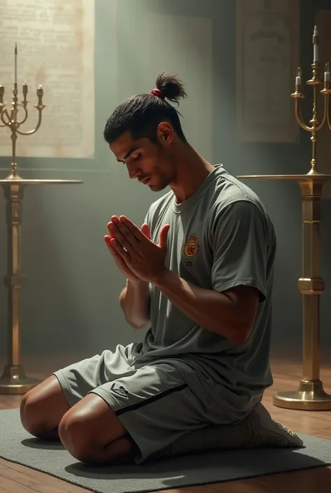 Cristiano Ronaldo praying Judaism