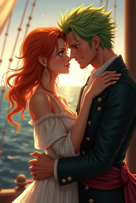 Nami kiss zoro