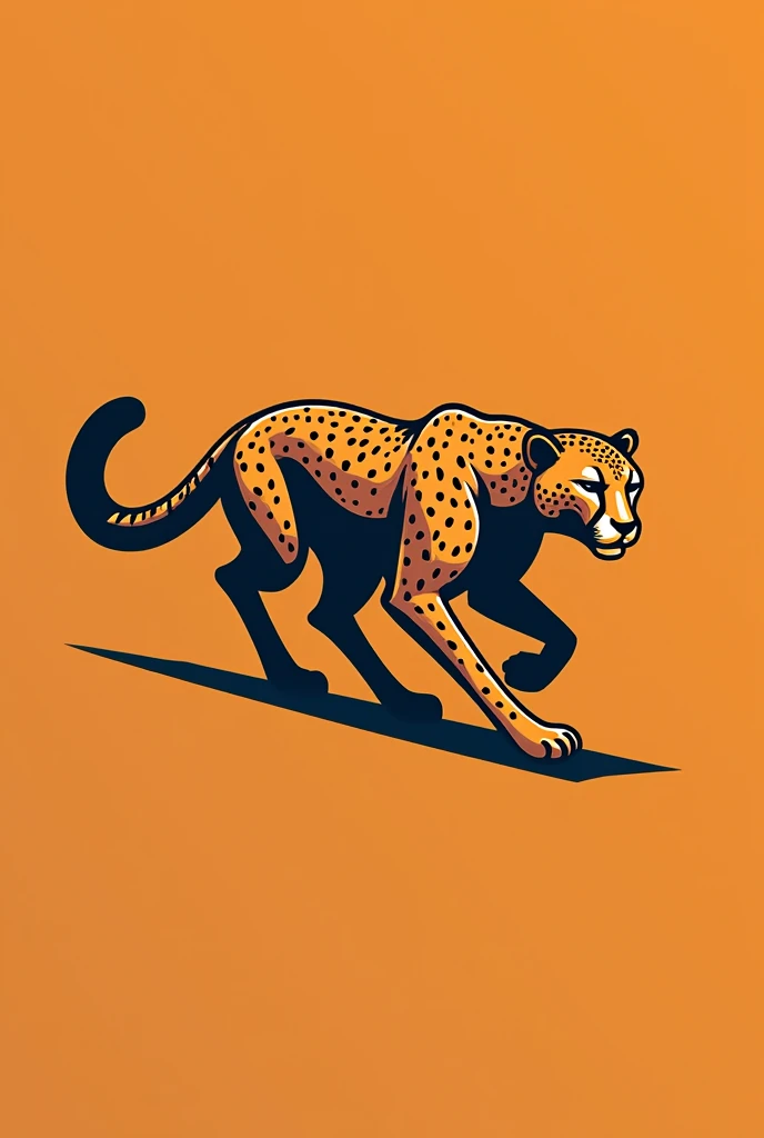 orange cheetah logo inspo