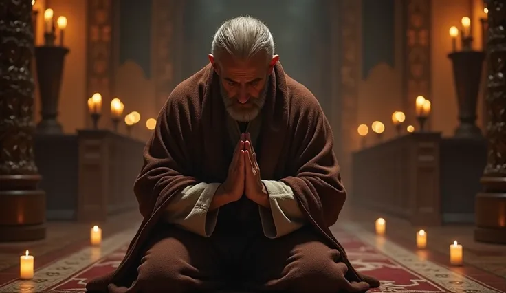 A man pray to god