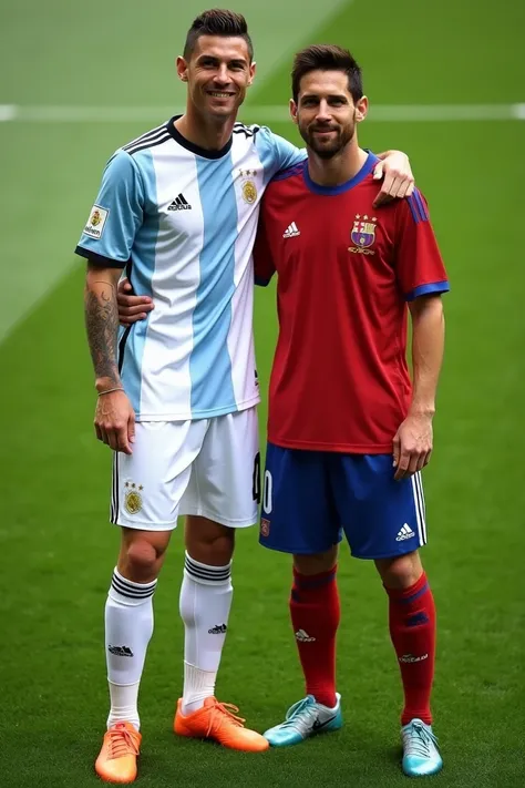 Let Ronaldo take a picture with Messi 