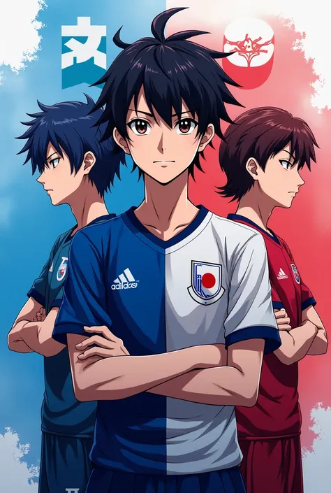 Bluelock straight wallpaper half is bluelock team and half is Japan U20