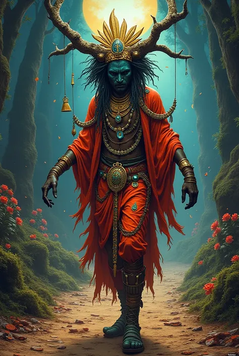 
### Prompt for ChatGPT :
" Describe the figure of Exu 7 Crossroads ,  their characteristics and symbolism ,  its role in Afro-Brazilian religions ,  including Umbanda and Candomblé .  Emphasize how it acts as guardian of paths and crossroads ,  bringing p...