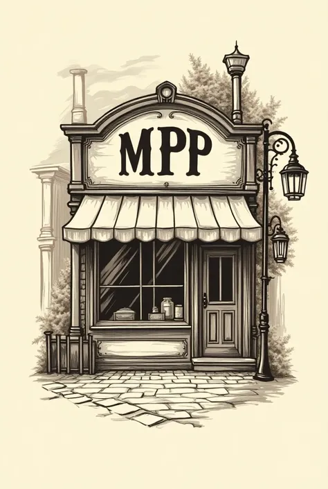 Vintage Shop logo with MPP Name 