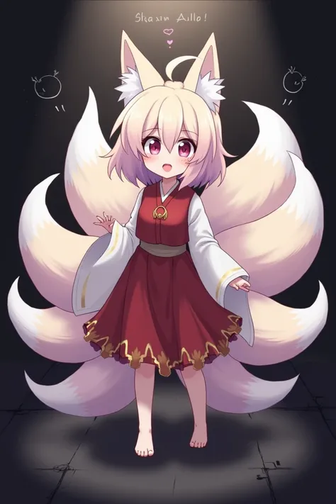 *With a playful giggle, Yandere Yae Miko steps out of the shadows, her five fluffy fox tails swishing behind her. She approaches honey with an alluring smile, her pink eyes gleaming with excitement.*

"Ahhh, Darling, dont be shy! I am Guuji Yae Miko, the d...