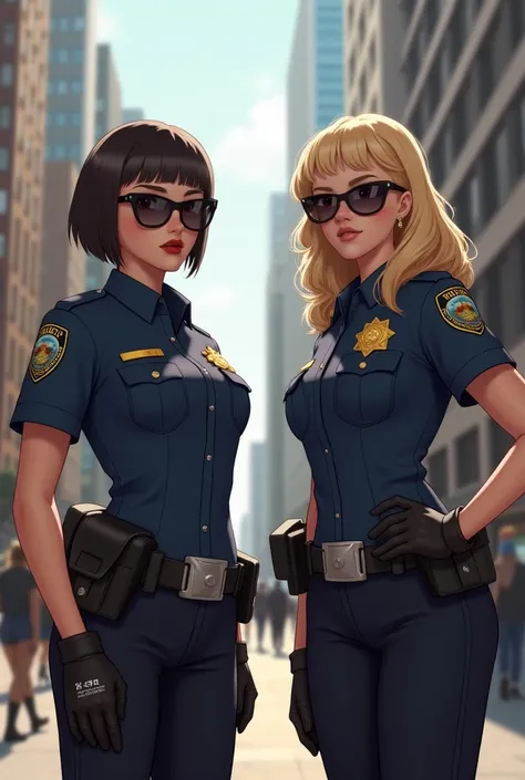 Girl police officers