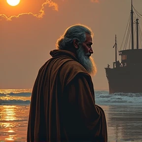 Do Moses looking at the ship