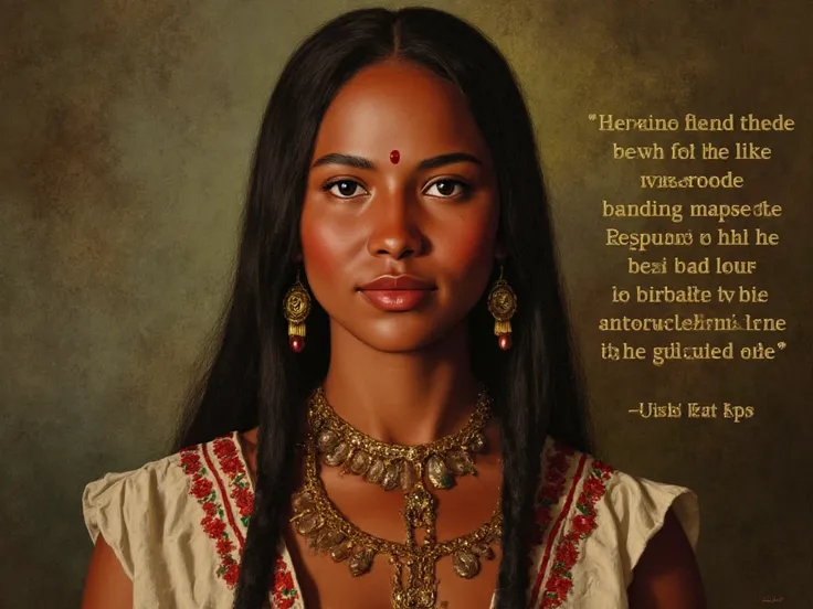 A final image of Pocahontas ,  with a message about the importance of knowing real history and of respecting indigenous cultures.