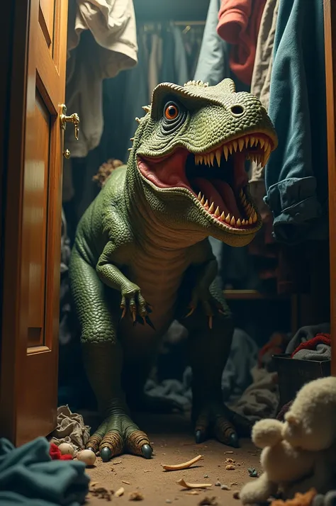 Closet gnawing dinosaur