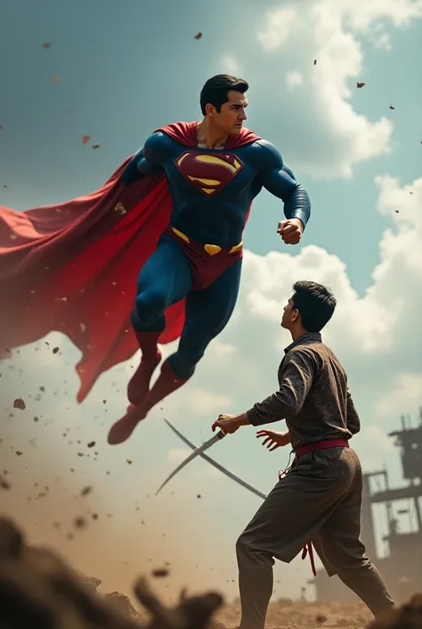 

#### ** Superman:**
- **Position**:   Superman flies quickly in air ,  slightly bent forward ,  hands clenched and ready to deliver blows . Position tubuhnya  like  sedang meluncur dalam kecepatan tinggi,  with his legs bend slightly ,  giving the impres...