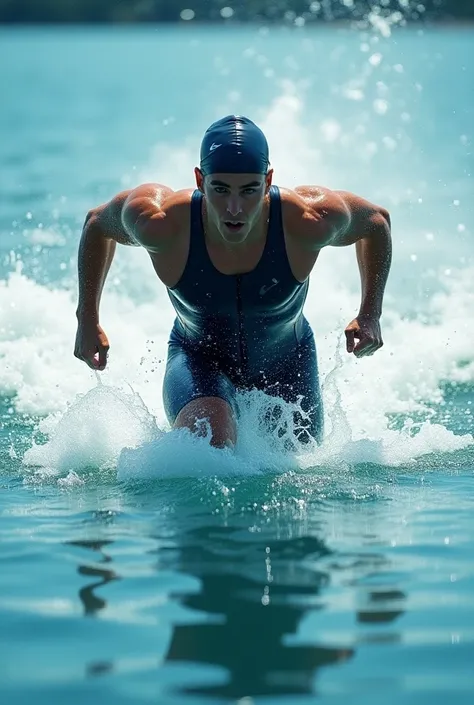 Triathlon swimmer