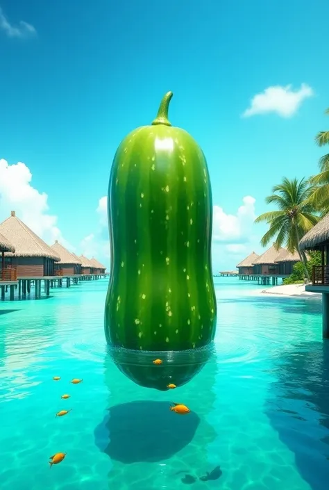 Cucumber in the Maldives 