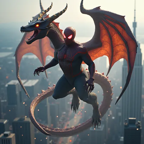 si spiderman se transformer en dragon