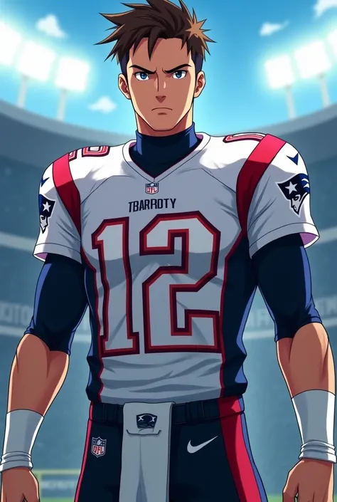 Tom Brady as an anime character