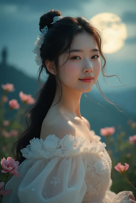 ultra detailed impressive [ true-istic image ,  taken by the best camera in the world,  A beautiful future Korean half-breed woman (realistic:1.3),  finely detailed , quality,  Rembrandt light , (masterpiece:1.2), (Realistic photos:1.2), (best quality), ( ...