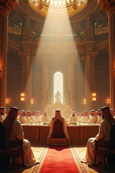 Sheikh
I am sitting in a golden council