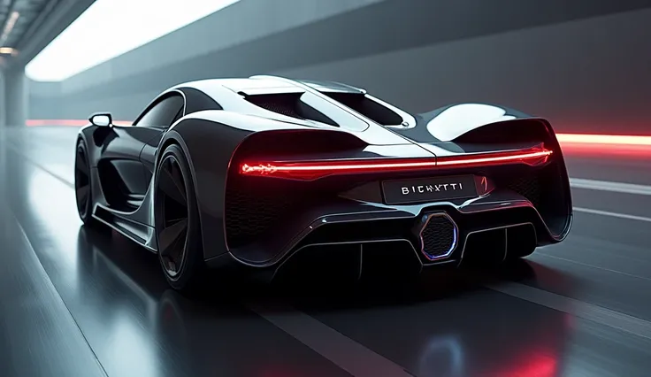 2025 bughatti chiron Back left view 