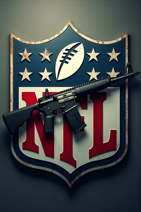 NFL BUT WITH A GUN IN THE MIDDLE