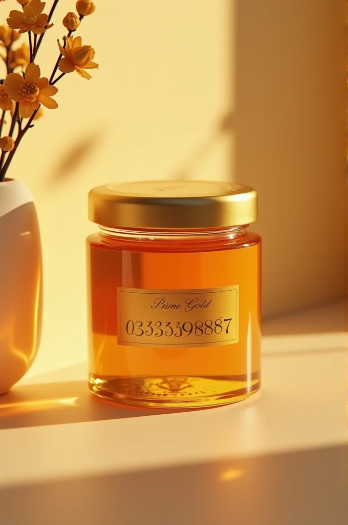 One jar of honey should have a Prime Gold honey label and 03333393837 on the jar